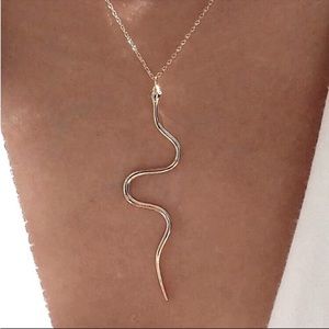 Last! Best seller! 5 stars! Gold Snake chain necklace choker